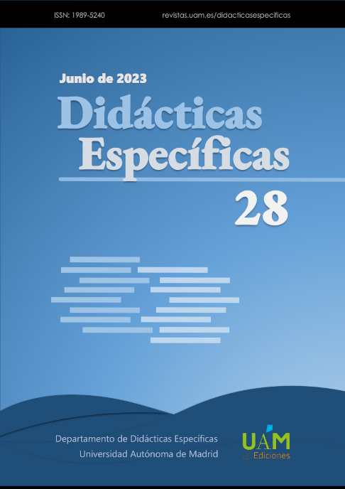 Portada del Número 28 de Didácticas Específicas