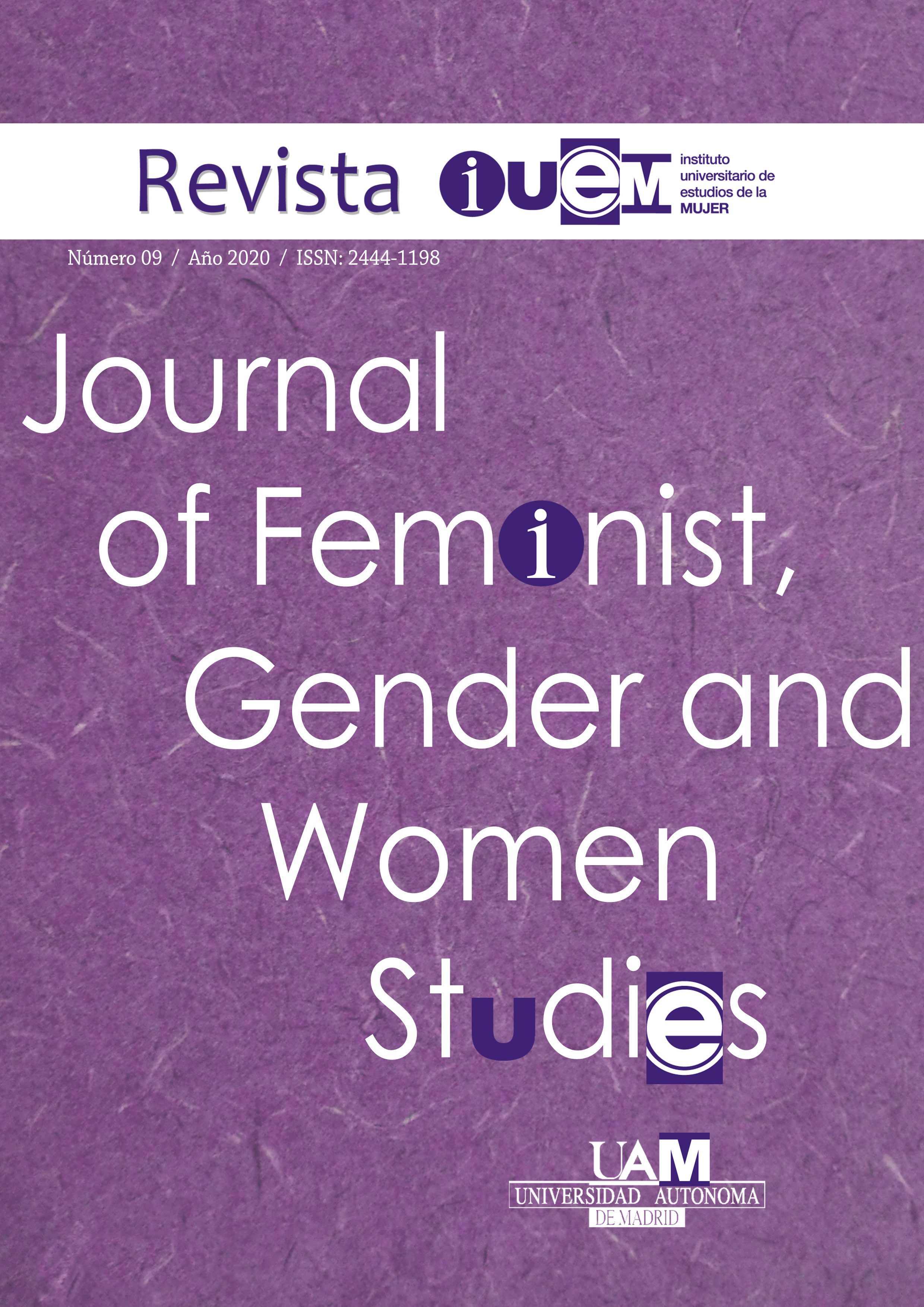 Portada del número 9 de la revista Journal of Feminist, Gender and Women Studies