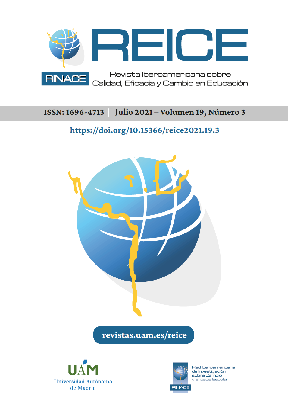 Portada del número 19.3 de REICE