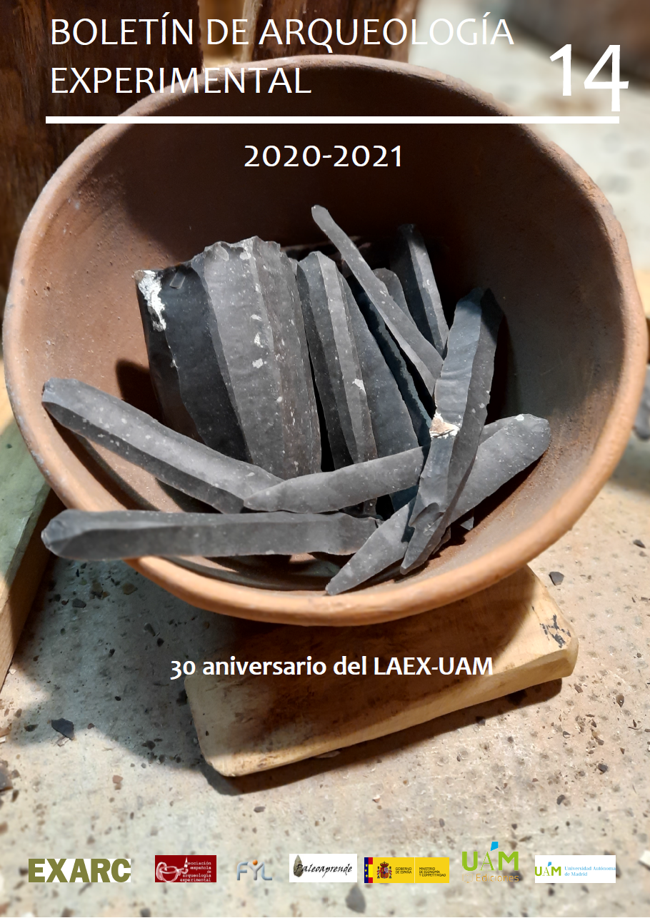 Portada del número 14 del Boletín de Arqueología Experimental