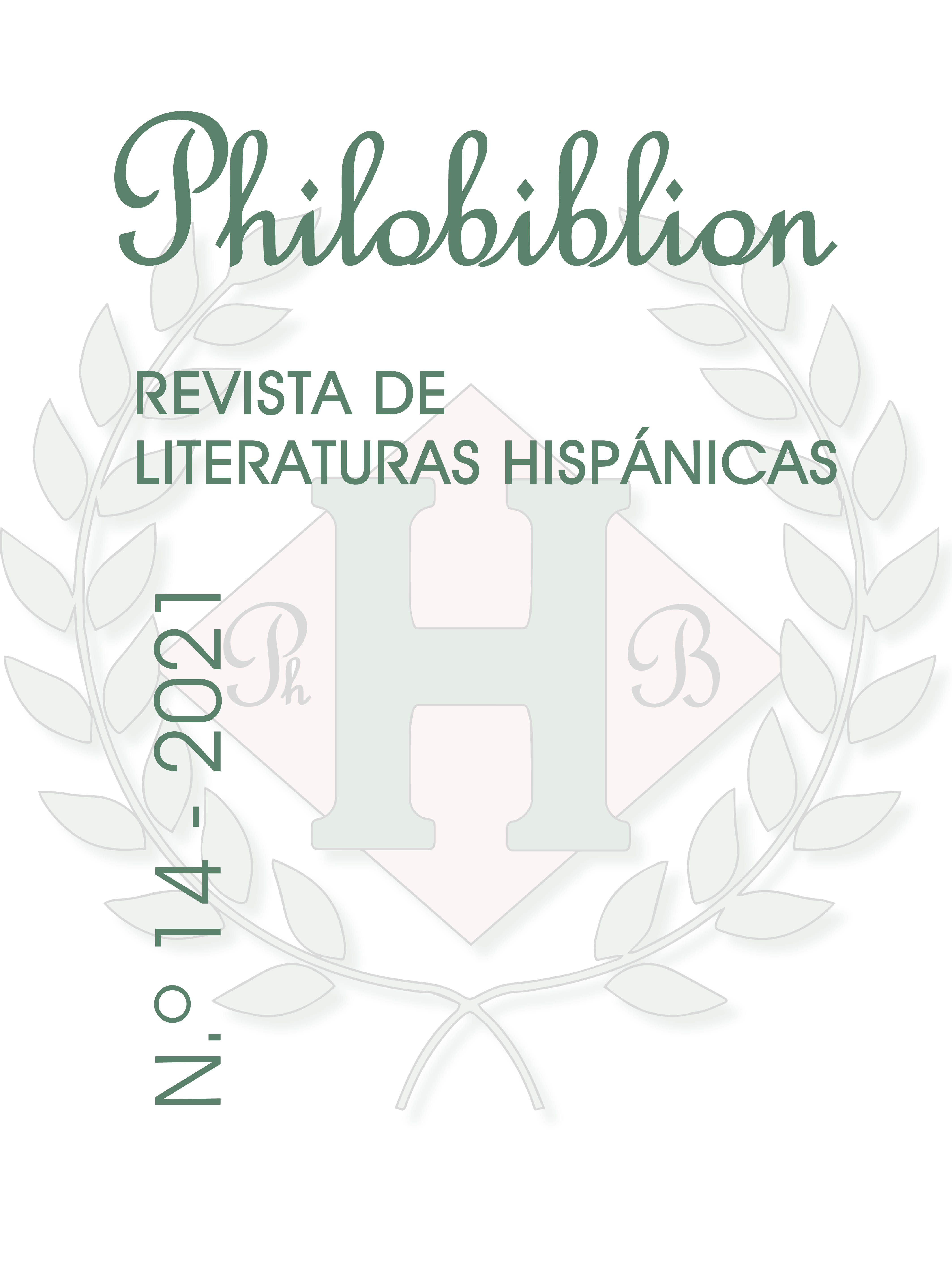 Portada del número 14 de la revista Philobiblion
