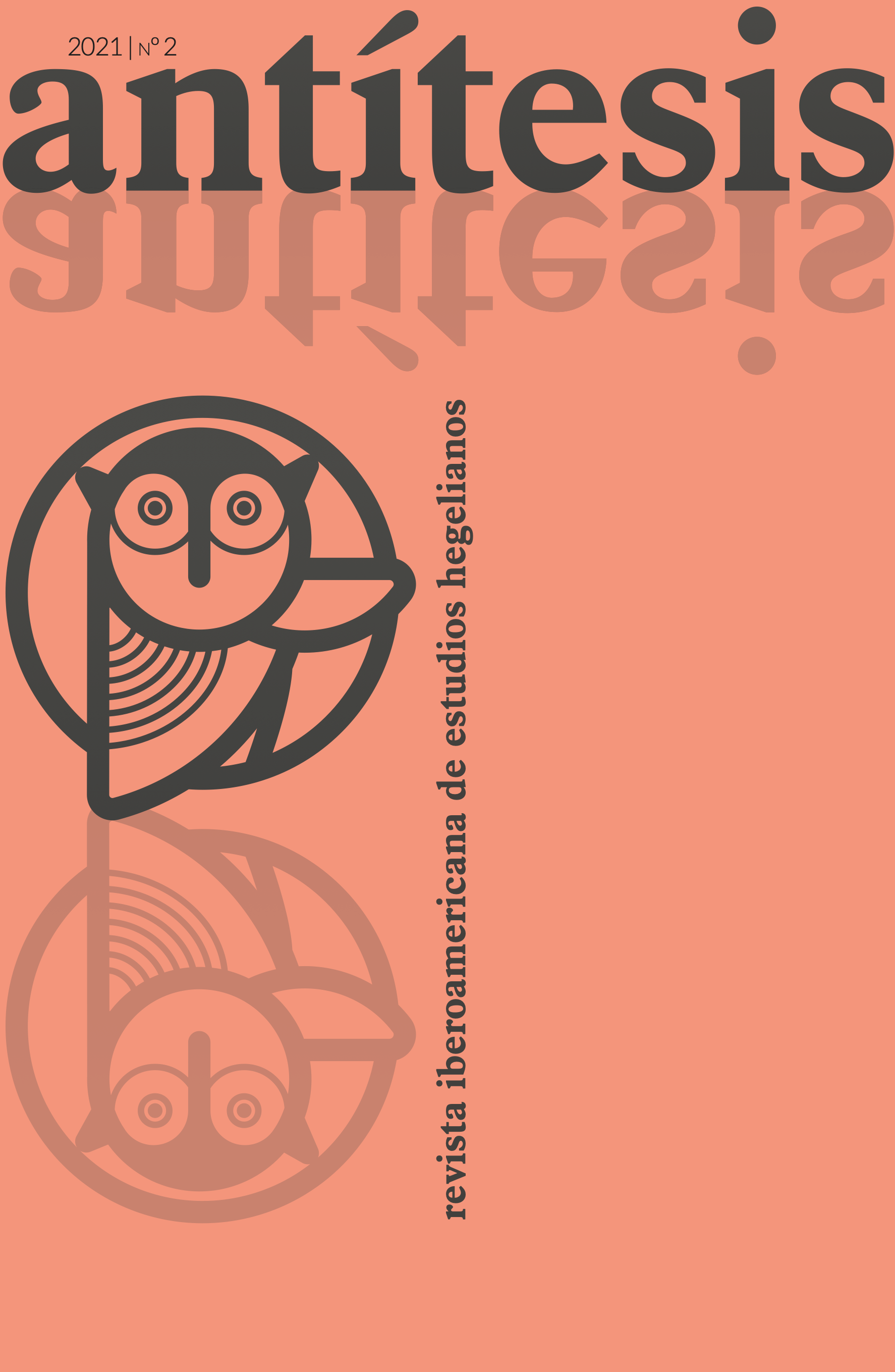 Portada del número 2 de la revista Antítesis