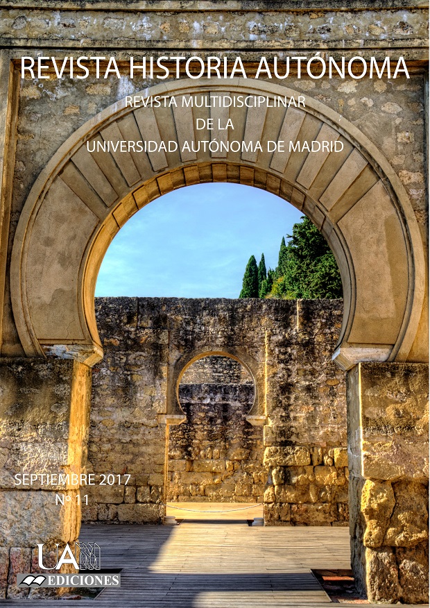 Portada del número 11 de Revista Historia Autónoma