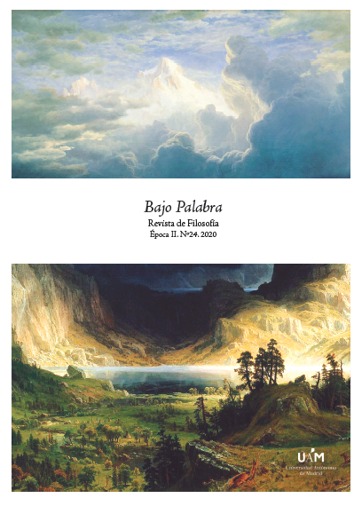 Portada del número 24 de la revista Bajo Palabra