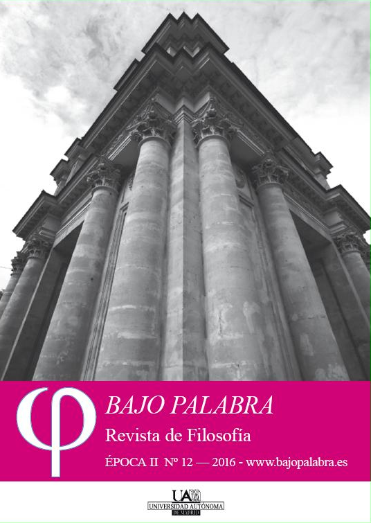 Portada del número 12 de Bajo Palabra